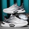 Sapatos Masculinos Primavera 2025 Novos Casuais Corrida Esportivos Masculinos Aumento de Altura Inverno Respirável Brancos Tênis Pai Tendência