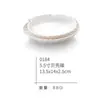 A8 Porcelana de Melamina Jade Blanco Forma de Abanico Concha Plato para Snacks y Brochetas de Barbacoa, Engrosado Uso Comercial, Fácil de Lavar