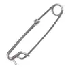 Hebilla Colgante Pin Reforzado Anilla de Pesca en Forma de Ocho Conector de Eslabón Anillo de Conexión Rápida Tipo A Gancho Accesorios Pequeños