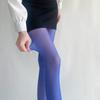 Nuevas medias de terciopelo ultra finas transparentes para primavera y verano 2024, serie de caramelos coloridos, estilo deseo puro, calcetines base sexys para chica caliente