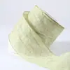 Jacquard cóncavo-convexo de un solo lado color liso borde prensado doble capa hilo de gasa cinta para el pelo accesorios para el pelo lazos cinta auxiliar