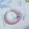 Venta al por mayor del fabricante [con Certificado] Pulsera de Ágata Chalcedony para Mujer Certificada Mitad Montaña Mitad Agua Pulsera Popular de Ágata de Hielo Alto Jade