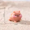 Figuras creativas y lindas de tortuga y capibara, accesorios decorativos DIY, adornos de paisaje en miniatura para escritorios