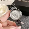 Reloj de Cristal Rombo Personalizado al por Mayor Moda Simple Triángulo Invertido Gues Reloj para Mujer Estudiante Reloj de Cuarzo