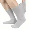 Meias Elásticas de Tamanho Grande para Primavera e Verão para Mulheres, Meias de Algodão Largas e Respiráveis para Homens, Meias Finas de Malha para Maternidade, Anti-Odor, Absorventes de Suor, Meias de Cano Médio
