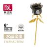 Senbao 611050 Caja de Música de Té de Flores Juguete de Ensamblaje Infantil Compatible con Bloques de Construcción de Juguete de Alta Calidad Regalo de Flores Venta al por Mayor