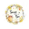 Amazon Tema Abeja Feliz Cumpleaños Fiesta Infantil Suministros Vajilla Plato de Papel Servilleta Mantel Cortador de Pastel