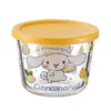 Pote de Vidro Redondo para Conservas Picles Kimchi Lanches Pote Selado Tigela de Vidro Armazenamento de Frutas Legumes Caixa Conservadora Fresca Personalizada