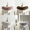 Gorro de piel sintética de mapache collar de piel sintética de zorro Chaqueta de plumón chaqueta acolchada de algodón parka collar de piel accesorios decorativos Stock de fábrica envío rápido