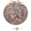 Venta caliente transfronteriza de 10 estrellas de mar de cristal hechas a mano, con cuentas de agujero recto, para pulseras y collares, accesorios.