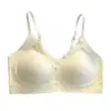 Sujetador Souffle Pure Desire Floral para Mujer, Realce de Pecho Pequeño, Soporte Suave sin Aros, Anticaída, Estilo Dulce Delgado