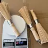 Cepillo para Ollas de Bambú Natural, Estropajo para Ollas de Bambú, Cepillo para Ollas de Cocina, Cepillo Mágico para Tazones, Cepillo de Limpieza para el Hogar, Escoba de Bambú para Limpieza
