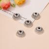 Xizang plata borla sombrero colgante arete accesorios de joyería diy espaciador toro pulsera collar decoración en stock mayoreo