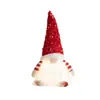 Muñeco de Jengibre Navideño sin Rostro Iluminado con Lentejuelas, Figura Linda de Rudolph, Adorno Decorativo Transfronterizo