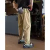 Pantalones de Trabajo Funcionales de Secado Rápido con Cremallera para Hombre, Pantalones Finos de Verano de Pierna Recta Cónica Ajustados de Seda de Hielo, Pantalones para Deportes al Aire Libre y Senderismo