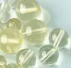 Contas soltas de cristal natural, acessórios com contas, contas soltas de quartzo rutilado dourado, contas soltas de cristal amarelo piramidal, acessórios para joias DIY de cristal amarelo