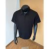 Camiseta Polo Masculina Estilo Americano Desconstruída, Gola Polo, Zíper, Manga Curta, Versátil para o Verão, Resistente, Manga Média Tendência Marca Solta Top de Manga Média