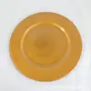 Platos de Carga de Plástico para Comercio Exterior Estilo Europeo y Americano Decoración para Fiestas Navideñas de Boda 13 pulgadas