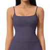Siete Mil Millones Chaleco de Yoga Cepillado para Mujer con Tirantes Finos, Hermoso Diseño en la Espalda, Ajuste Ceñido, con Almohadillas en el Pecho, Top Deportivo de Secado Rápido para Mujer 5555