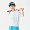 7A AntibacterianoLa nueva ropa de verano para niños de Haima para niños, camiseta fina de manga corta, top de secado rápido para niños