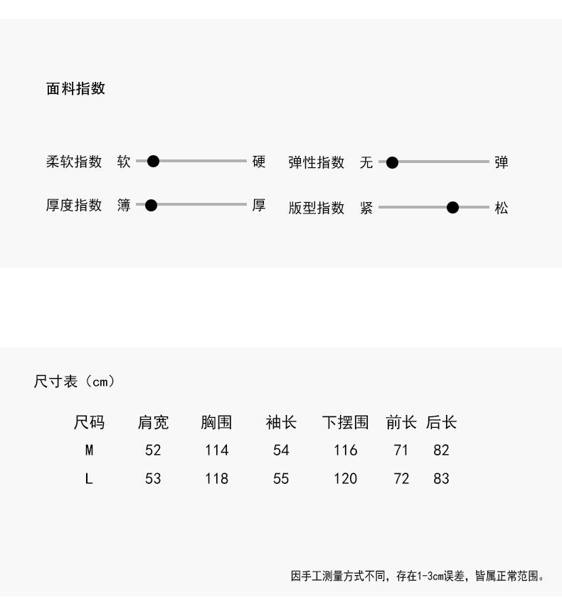 尺寸表