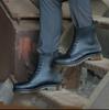 Moda nova europeia e americana botas de chuva Martin masculinas antiderrapantes resistentes ao desgaste botas de chuva atacado sapatos de borracha masculinos sapatos de água curtos casuais para homens
