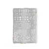 Placa de Acero Popular para Estampado de Uñas con Placa Trasera Flor de Lazo Encaje Cuadros Placa de Acero para Transferencia de Uñas Herramienta de Manicura
