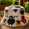 Colección de sitios web independientes transfronterizos nuevos de 2026: Sombrero de pescador y sombrero para el sol versátiles de arcoíris con estampado digital 3D y bordado acolchado, aptos para hombres y mujeres