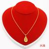 Corea del Sur Joyería chapada en cobre estilo coreano oro arena de Vietnam collar clavícula para mujer que no se desvanece por mucho tiempo joyería personalizada chapada en oro europeo