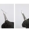 Pinzas para cejas Fangling A15A-A15B pinzas para cejas de acero inoxidable pinzas para cejas herramientas planas oblicuas para recortar cejas venta al por mayor generación