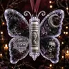 Novo produto transfronteiriço: Borboleta de Presente em Dinheiro de Natal, um ornamento de clipe de borboleta de acrílico para presente
