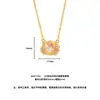 Set de collar, pulsera y aretes de gato KT de nácar blanco, suave y dulce de Xiaohongshu como regalo para una mejor amiga