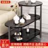 Mesa Auxiliar de Sofá para Sala de Estar Apartamento Pequeño Moderno Simple Removible Mesa de Té Multicapa Mesa de Centro Creativa con Almacenamiento