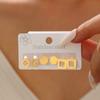 Pendientes Geométricos de Acero Inoxidable Pendientes Transfronterizos Europeos y Americanos para Mujer Chapados en Oro de 18K Set de Pendientes de Corazón Joyería Normcore