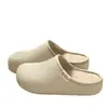 Pantuflas de algodón impermeables estilo Birkenstock, de punta cerrada, para otoño e invierno, con forro polar adicional para mayor calidez, suelas gruesas, antideslizantes, adecuadas para el hogar y uso interior/exterior, pantuflas de algodón para parejas