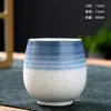 Esmalte de Flujo Cambio de Horno Taza Única Creativa Hecha a Mano Zen Retro Gres Japonés Taza de Té Grande Taza de Maestro Personalizada Venta al por Mayor