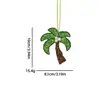 Parche Bordado Hecho a Mano con Cuentas de Árbol de Coco Limón con Correa para Colgar, Colgante para Bolso Pequeño, Accesorios de Pedrería, Adornos para Ropa