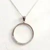 Colar clavícula geométrico versátil de aço inoxidável de alta qualidade, que não desbota, estilo novo, oferta especial da moda para mulheres
