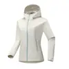 Chaqueta Cortavientos de una Sola Capa para Pareja Otoño e Invierno Unisex con Capucha Cortavientos Impermeable Chaqueta para Exteriores Chaqueta Deportiva Triple Protección