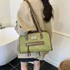 2025 Nova Moda Retrô Tendência Bolsa Tote Grande Capacidade para o Trabalho Simples Bolsa de Mão Casual Transversal Bolsa de Ombro
