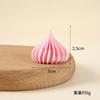 Crema de Emulación Gel Helado Cabeza de Helado Juguete DIY Hecho a Mano Juego de Comida Accesorios para Pastel Mini Flor de Crema Helado