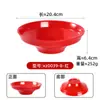 Plato de Hielo Seco Imitación Porcelana de Melamina para Hot Pot, Plato Especial para Guarniciones de Res y Cordero, Plato Ahumador para Tripa de Res, Plato de Res de Alta Gama, Plato para Barbacoa