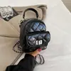 Mochila feminina estilo Chanel 2026 nova mochila de moda tendência bolsa balde com corrente de alto valor bolsa de viagem transfronteiriça