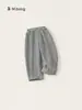 Pantalones de primavera y otoño Bangxuan para niños, ropa nueva para niños, pantalones curvos sencillos para niñas, pantalones casuales de color liso para niños, pantalones para niños