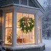 Guirlanda de Natal para Amazon transfronteiriça Decoração de guirlanda de Ação de Graças Guirlanda de flores artificiais Pendurador de porta Decoração de casa