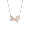 Versión Alta Collar Cisne Negro Gradiente Azul Rojo Rosa Blanco Shijia Elemento Shiqi Cadena Inteligente para Clavícula para Mujer
