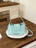 Bolso de Lunares Estilo Coreano con un Diseño Único, Versátil, Moderno, Sencillo, Bolso de Mano para Mujer, Bolso Tote Pequeño, Bolso para el Trabajo y los Viajes