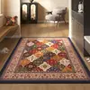 Alfombra persa transfronteriza, Felpudo de entrada de estilo étnico turco de Oriente Medio, Alfombra de bucle para sala de estar, Alfombra para mesa de café y sofá