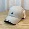 Gorra de Béisbol Bordada con Letras Pequeñas Delgadas de Principios de Primavera Moda Femenina Casual Viaje Versátil Gorra Simple a la Moda para Hombres