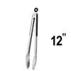Pinza para alimentos de acero inoxidable de Amazon, de 9 y 12 pulgadas, para barbacoa al aire libre, carne, pan, filetes, herramienta para hornear alimentos.